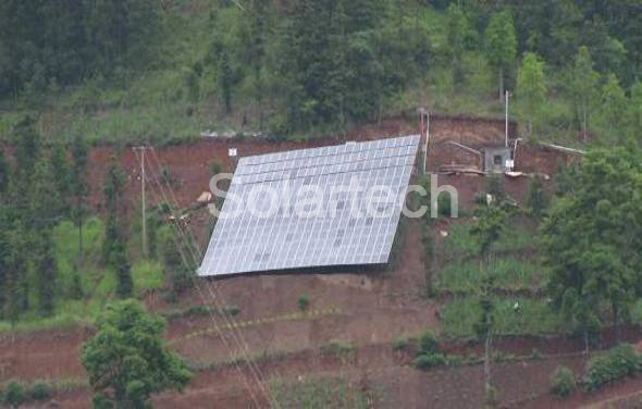 云南37KW太阳能光伏提水抗旱系统工程